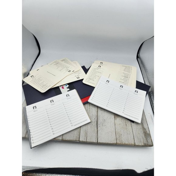 Vintage 1988 Scattergories Game Replacement Boards papers lists set of 2 - Picture 1 of 10